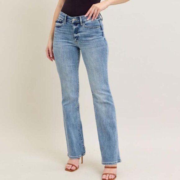 Judy Blue Mid Rise Boot cut - Picture 1 of 3